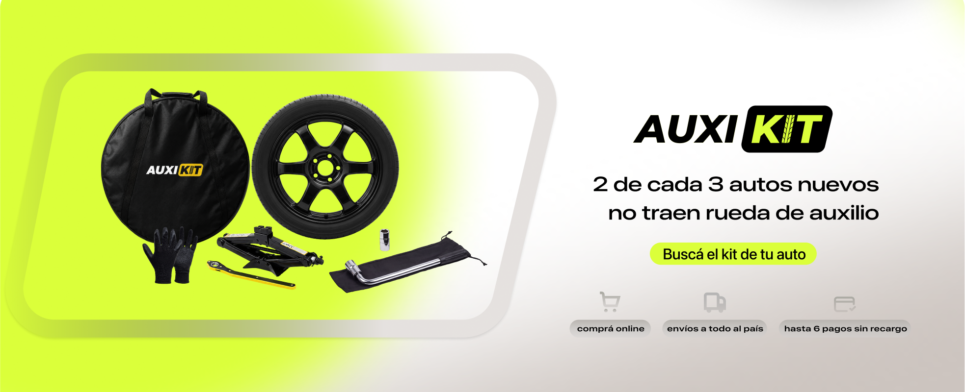AuxiKIT — kits de rueda auxiliar para tu vehículo
