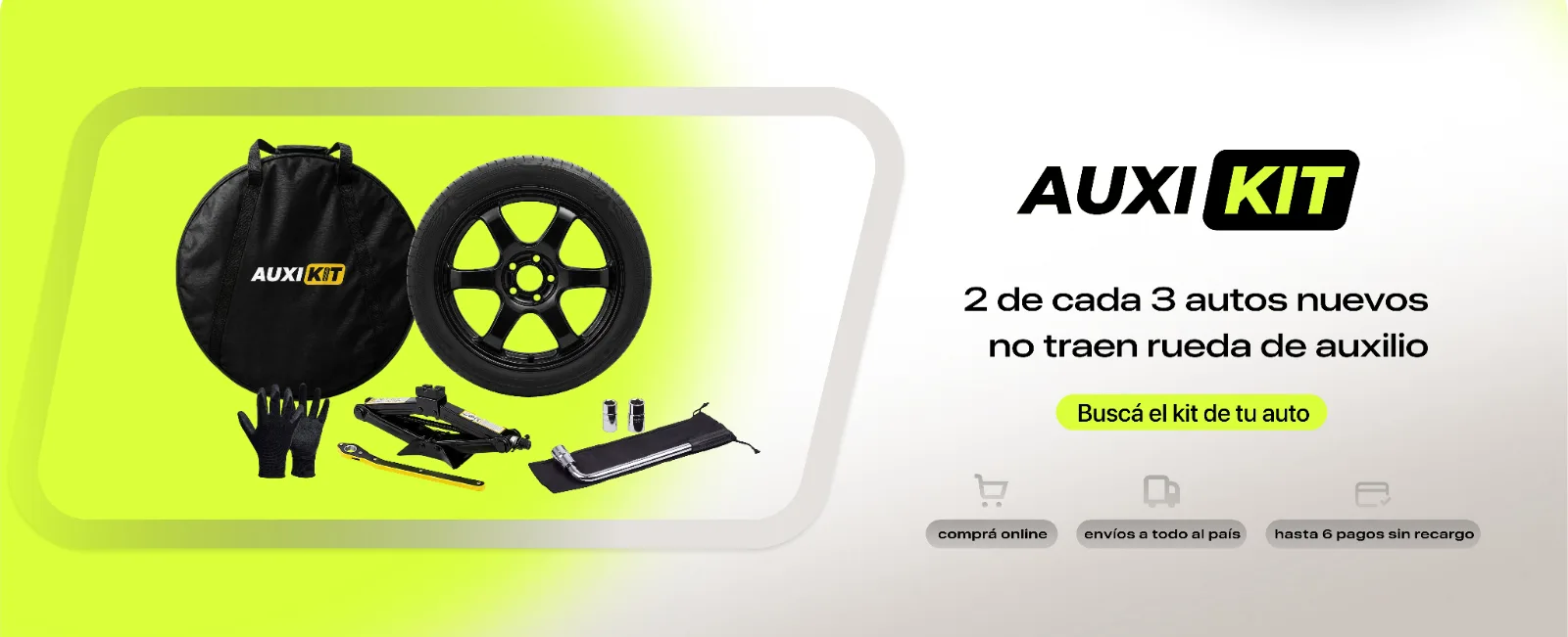 AuxiKIT — kits de rueda auxiliar para tu vehículo